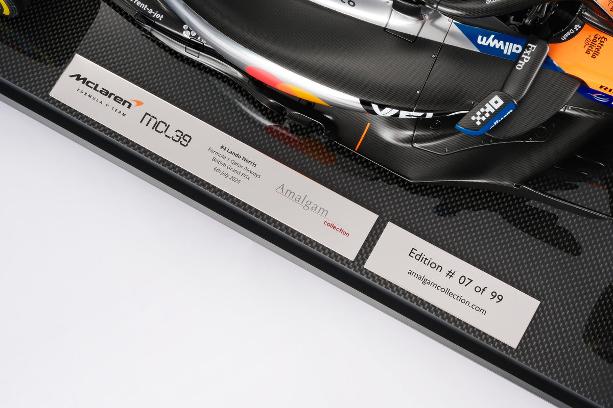 McLaren MCL39 - 2025 British Grand Prix - Lando Norris - at 1:8 scale by Amalgam Collection