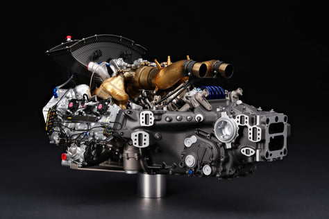 フェラーリ499P V6エンジンとギアボックス（2023年）