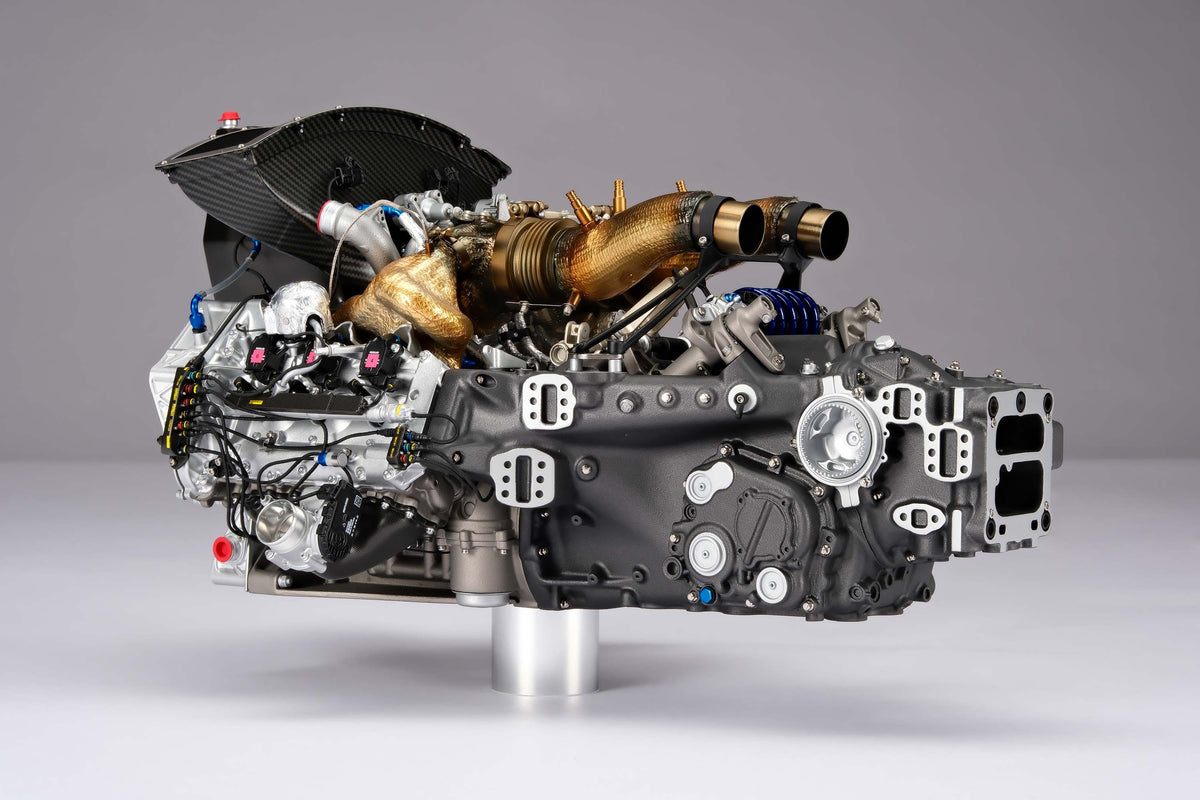Moteur V6 et boîte de vitesses de la Ferrari 499P (2023)