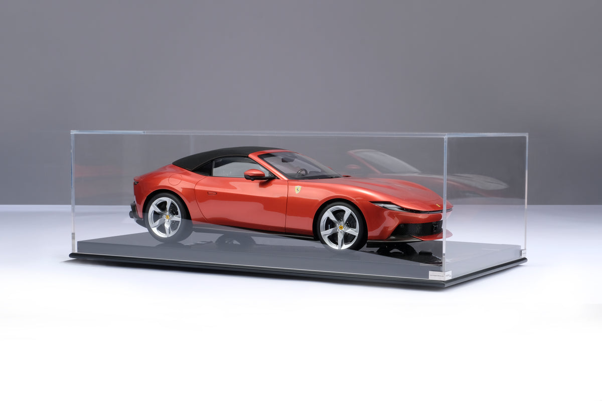 Ferrari Amalfi Spider (2026) - Rosso Tramonto - Échelle 1:8