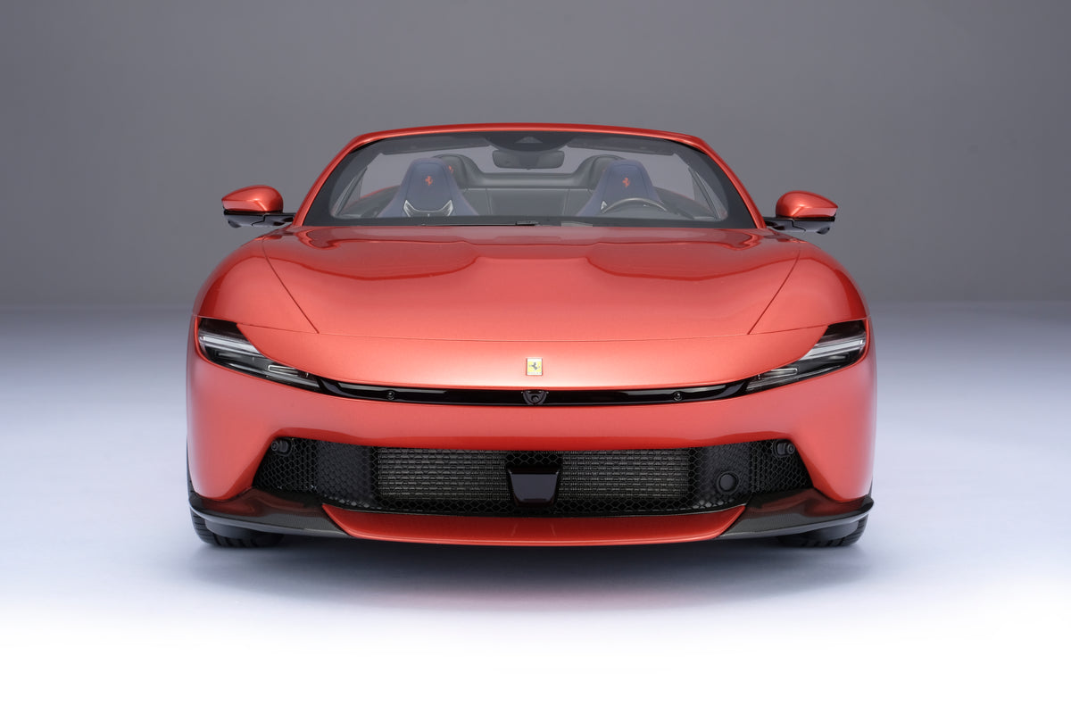 Ferrari Amalfi Spider (2026) - Rosso Tramonto - Échelle 1:8