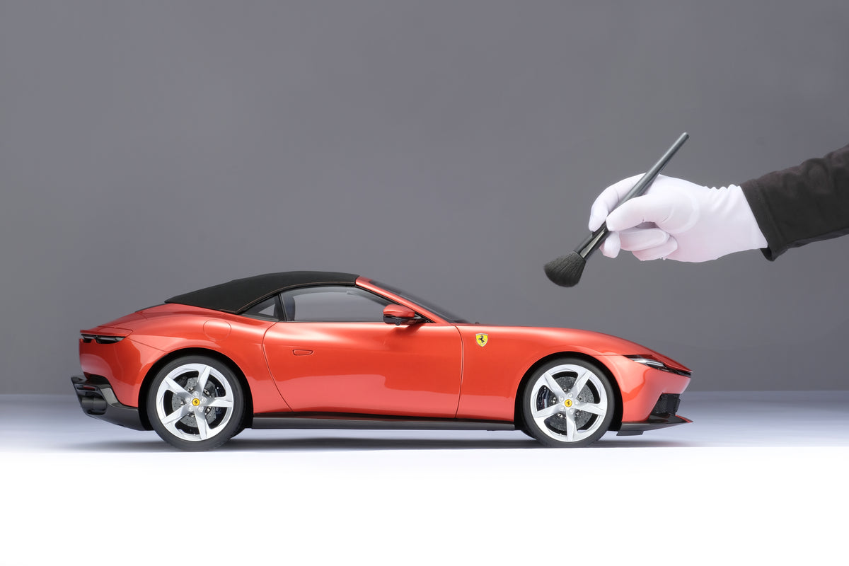 Ferrari Amalfi Spider (2026) - Rosso Tramonto - Échelle 1:8