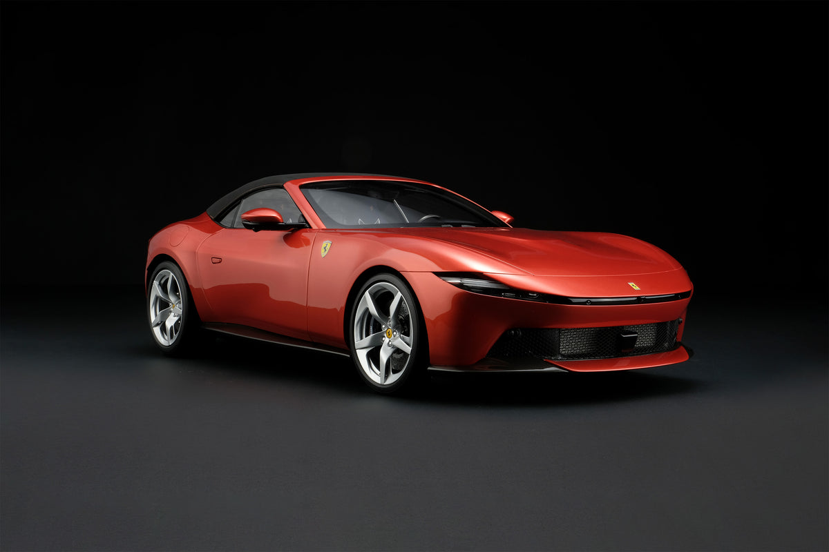 Ferrari Amalfi Spider (2026) - Rosso Tramonto - 1:8 scale
