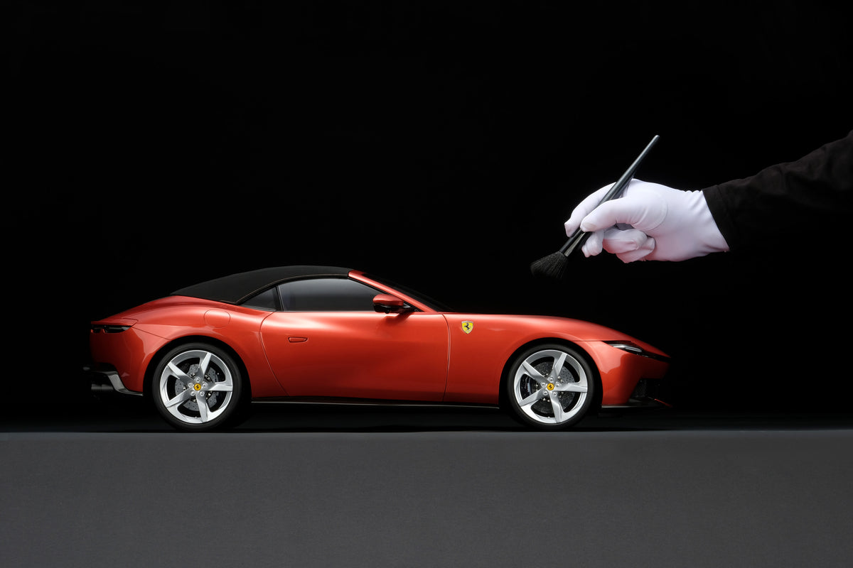 Ferrari Amalfi Spider (2026) - Rosso Tramonto - Échelle 1:8