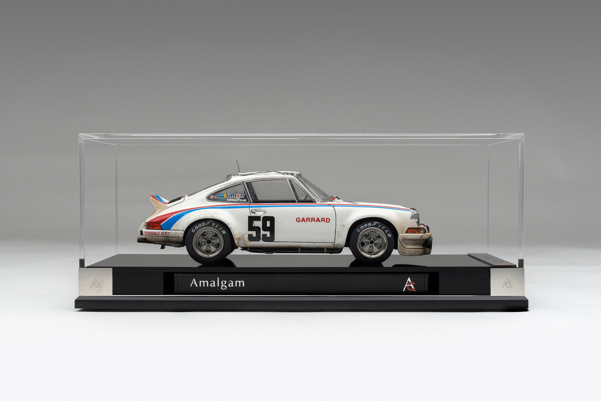 Porsche 911 RSR 2.8 - 1973 Daytona - Brumos Livery - Race Weathered - at 1:18 scale by Amalgam Collection