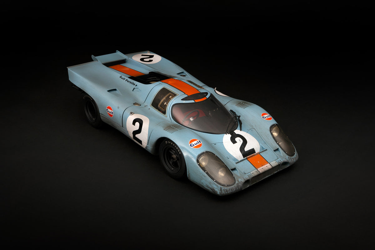 Porsche 917K - 1971 Daytona Winner - Gulf Livery - Race Weathered