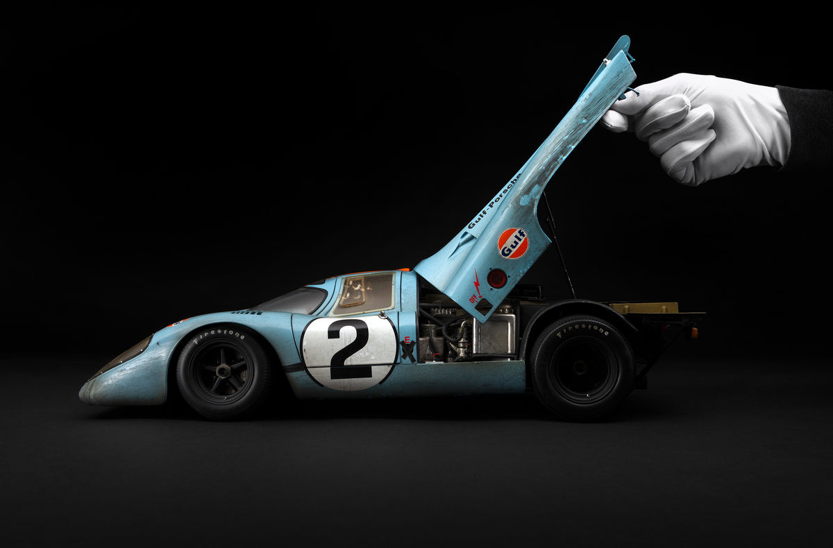 Porsche 917K - 1971 Daytona Winner - Gulf Livery - Race Weathered