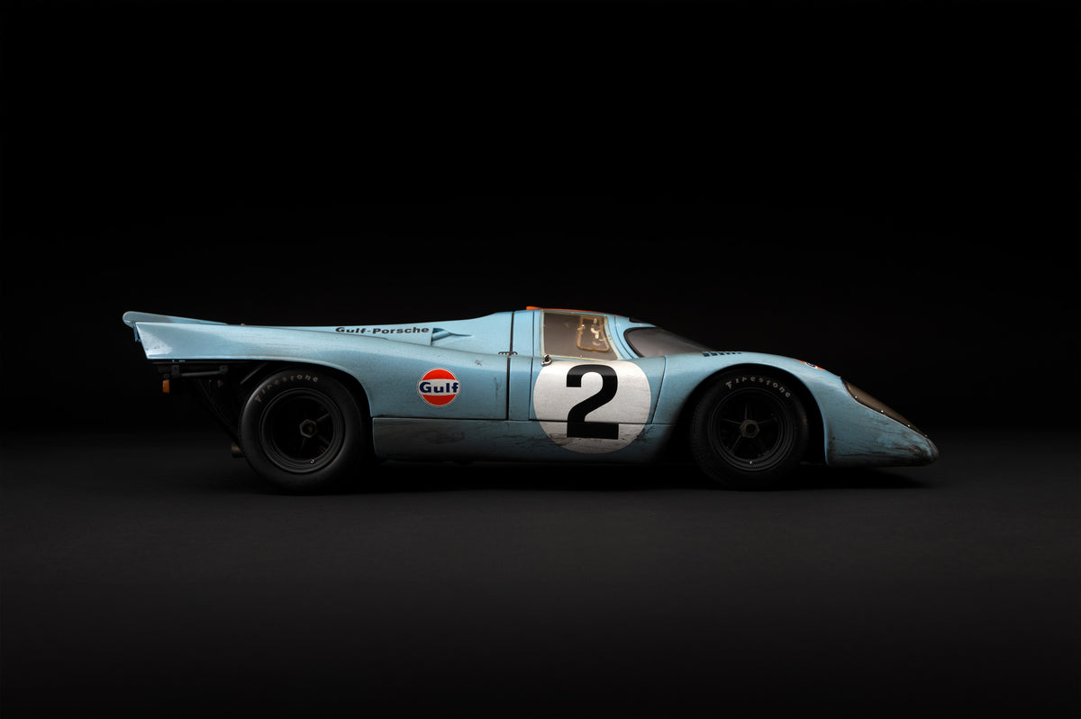 Porsche 917K - 1971 Daytona Winner - Gulf Livery - Race Weathered