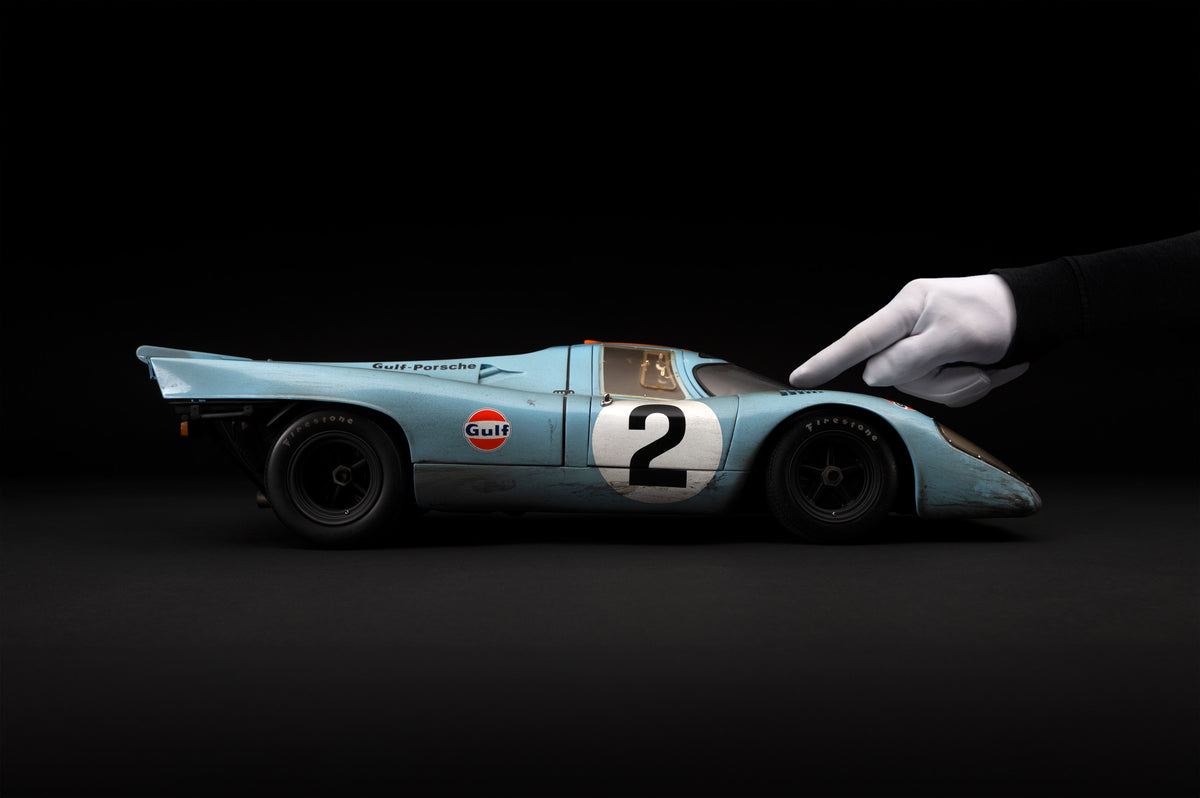 Porsche 917K - 1971 Daytona Winner - Gulf Livery - Race Weathered