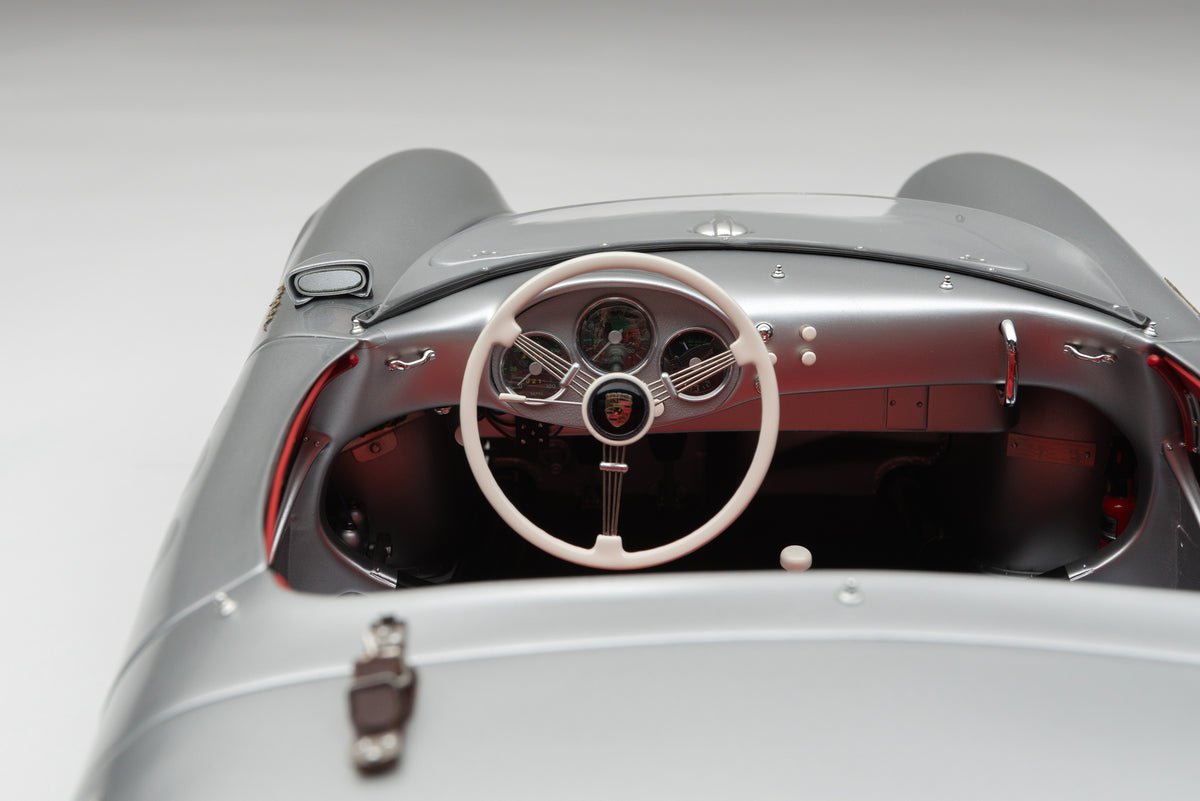 Porsche 550 RS Spyder 'Little Bastard' (1955) James Dean Figure Edition at 1:8 scale by Amalgam Collection