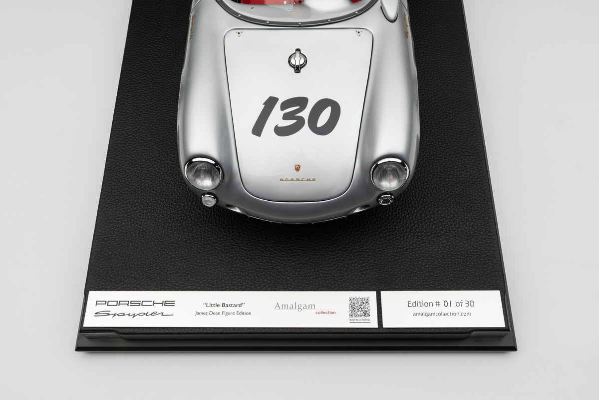 Porsche 550 RS Spyder 'Little Bastard' (1955) James Dean Figure Edition at 1:8 scale by Amalgam Collection