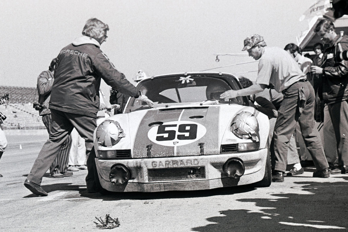 Porsche 911 RSR 2.8 - 1973 Daytona - Brumos Livery - Race Weathered - at 1:18 scale by Amalgam Collection