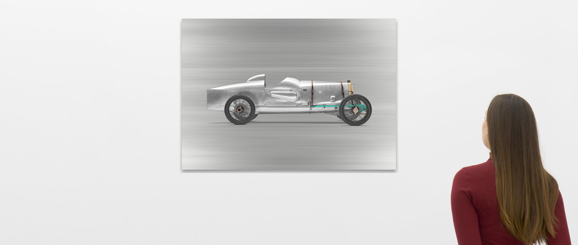 阿斯顿·马丁 'Razor Blade' - 85厘米半色调平板印刷品—侧视图