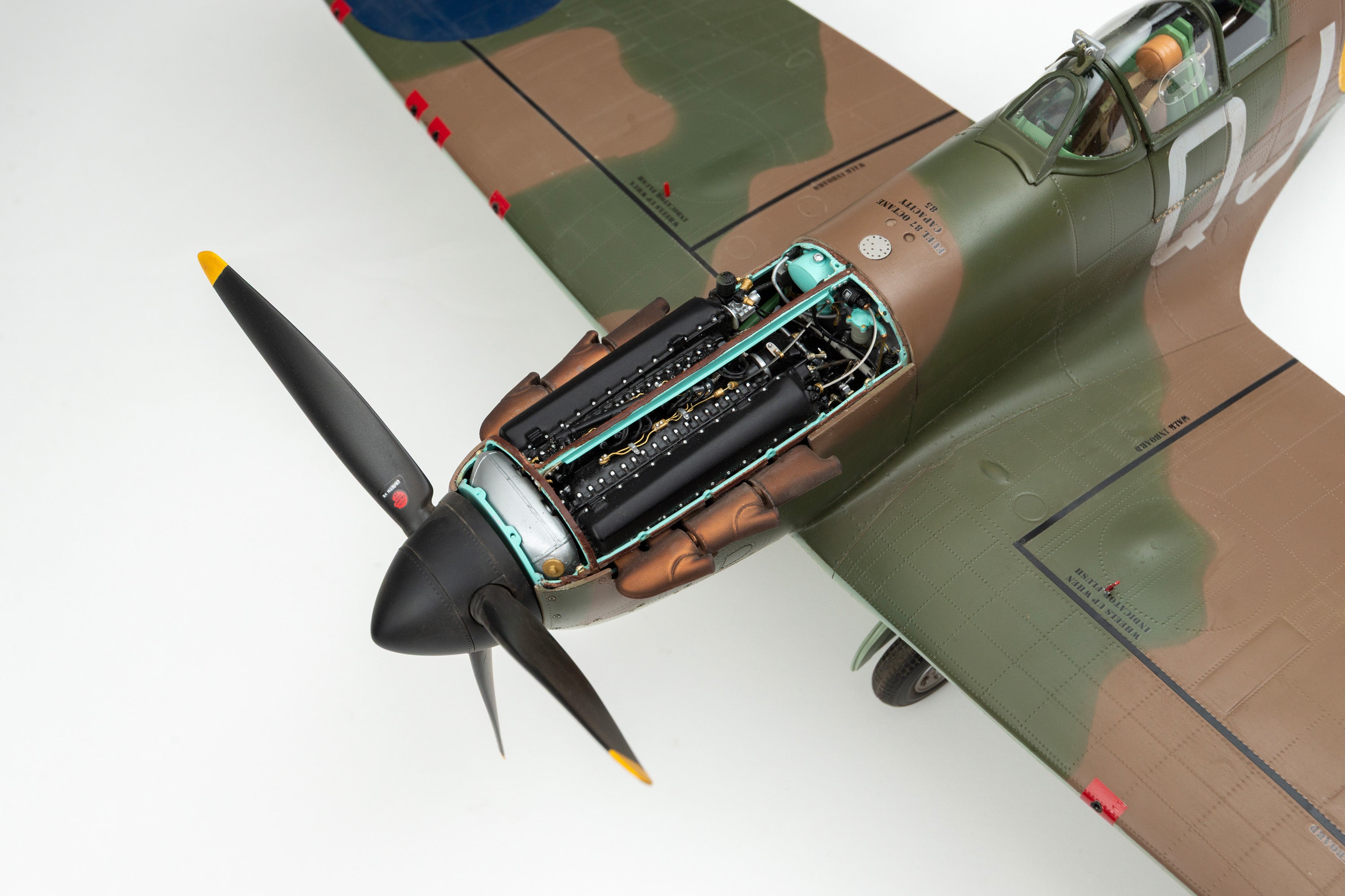 文机　古美術 1940 年Mk 1a 喷火式战斗机- “QJ-K”涂装– Amalgam Collection