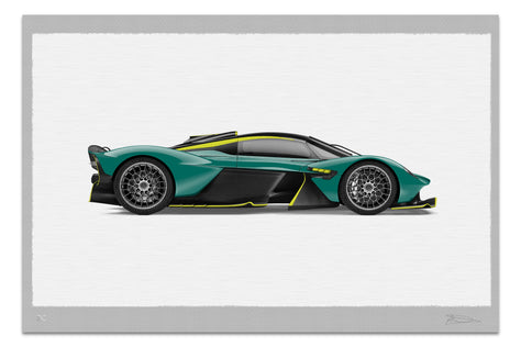 Aston Martin Valkyrie - Alan Thornton - Extra Large Dye Transfer Print - Side View