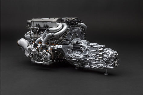 Bugatti Veyron W16 Engine and Gearbox at 1:4 scale