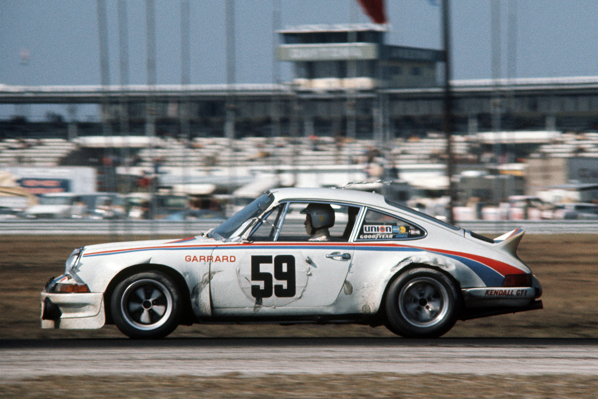 Porsche 911 RSR 2.8 - 1973 Daytona - Brumos Livery - Race Weathered - at 1:18 scale by Amalgam Collection