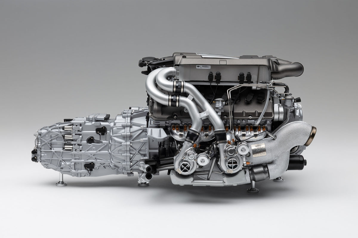 Bugatti Veyron W16 Engine and Gearbox at 1:4 scale