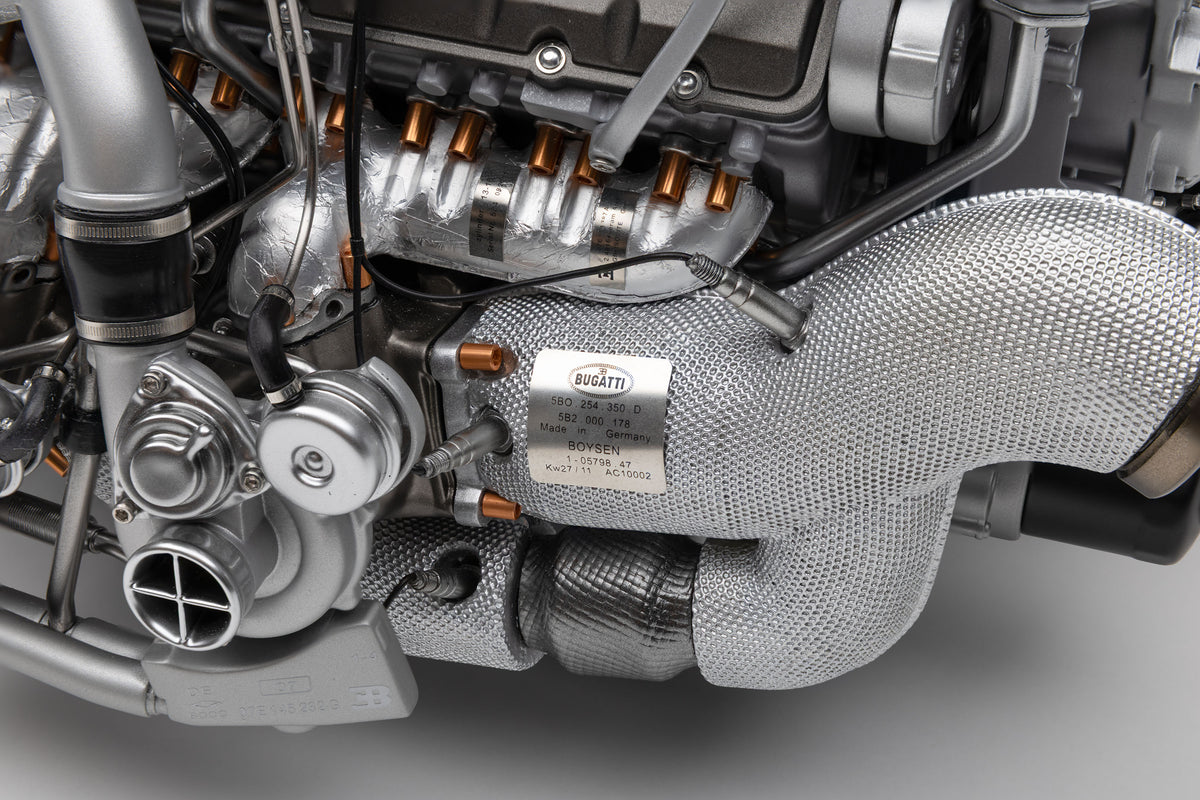 Bugatti Veyron W16 Engine and Gearbox at 1:4 scale