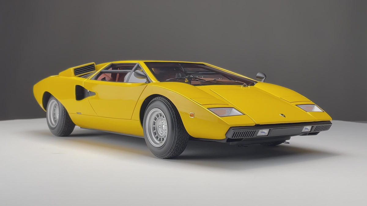 Lamborghini Countach LP400 (1974) - Giallo - 1:8 scale