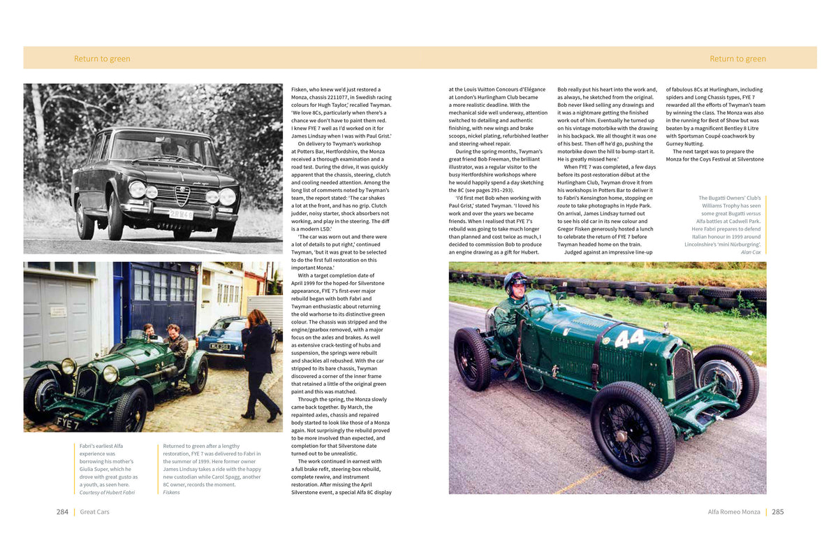 Alfa Romeo Monza - The autobiography of the celebrated 2211130 (Limited Edition)