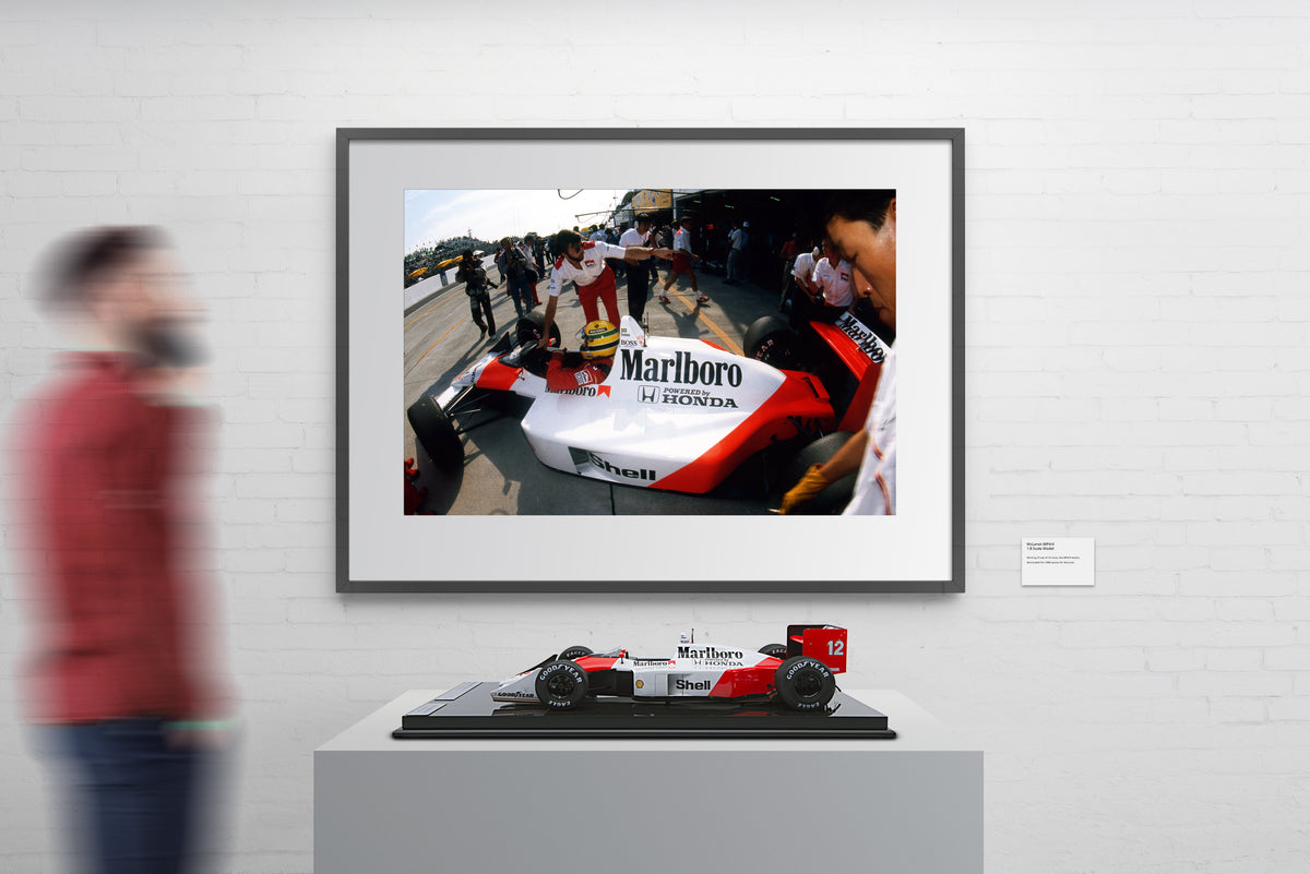McLaren MP4/4 - Vainqueur du Grand Prix du Japon 1988 - Ayrton Senna - Modèle patiné