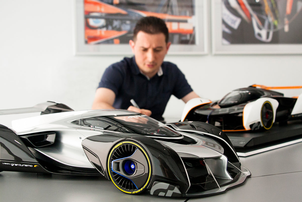 McLaren Ultimate Vision Gran Turismo (2017) - Signed Edition - Noir de Noir, Performance & Ulterior Future