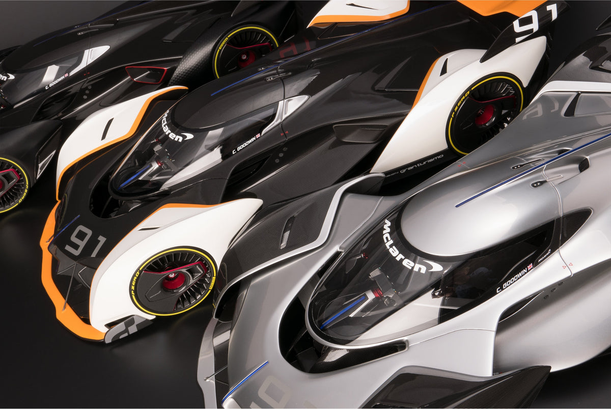 McLaren Ultimate Vision Gran Turismo (2017) - Signed Edition - Noir de Noir, Performance & Ulterior Future