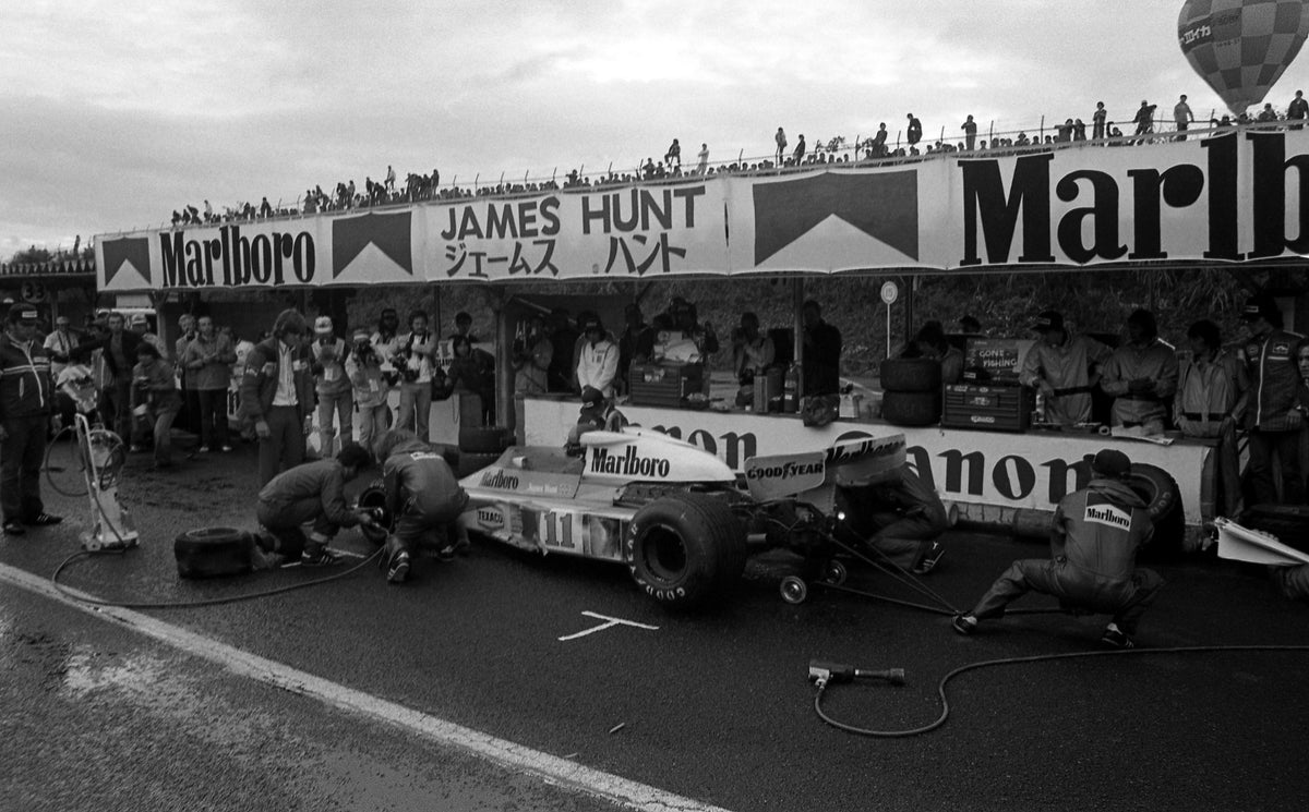 McLaren M23D - Grand Prix du Japon 1976 - James Hunt - Troisième place - Modèle patiné