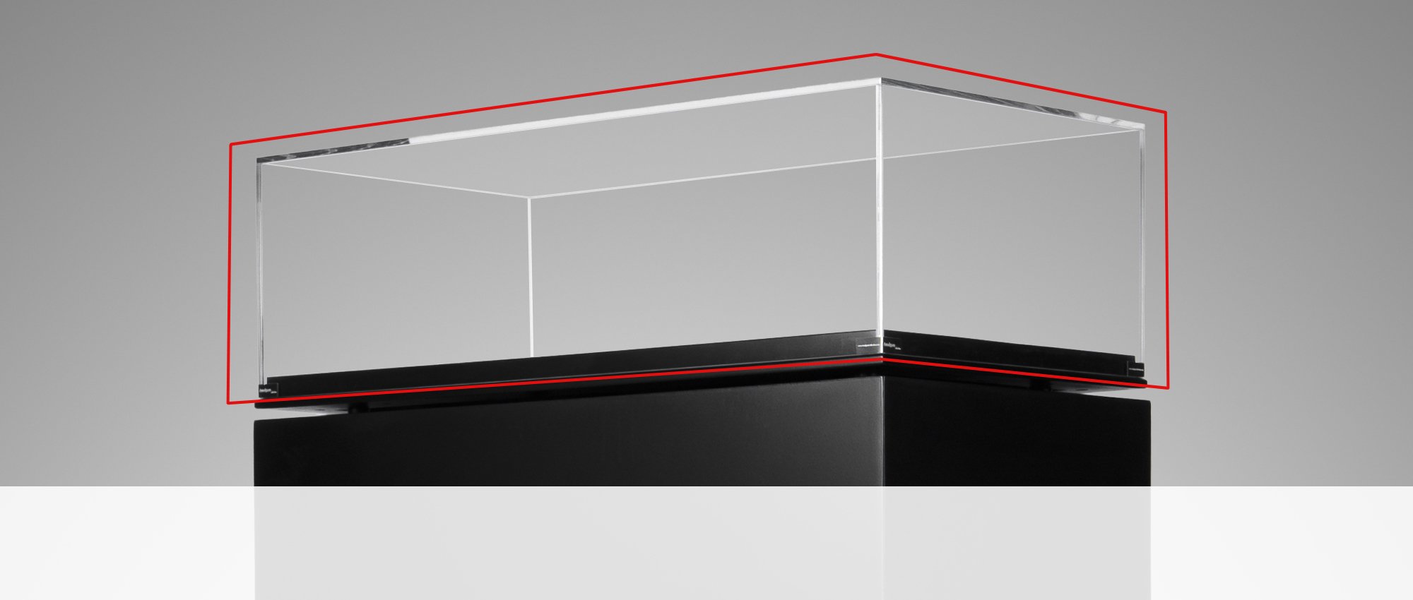 Large Display Covers Large Clear Acrylic Covers Clear Acrylic Display Box 24cm X 24cm X
