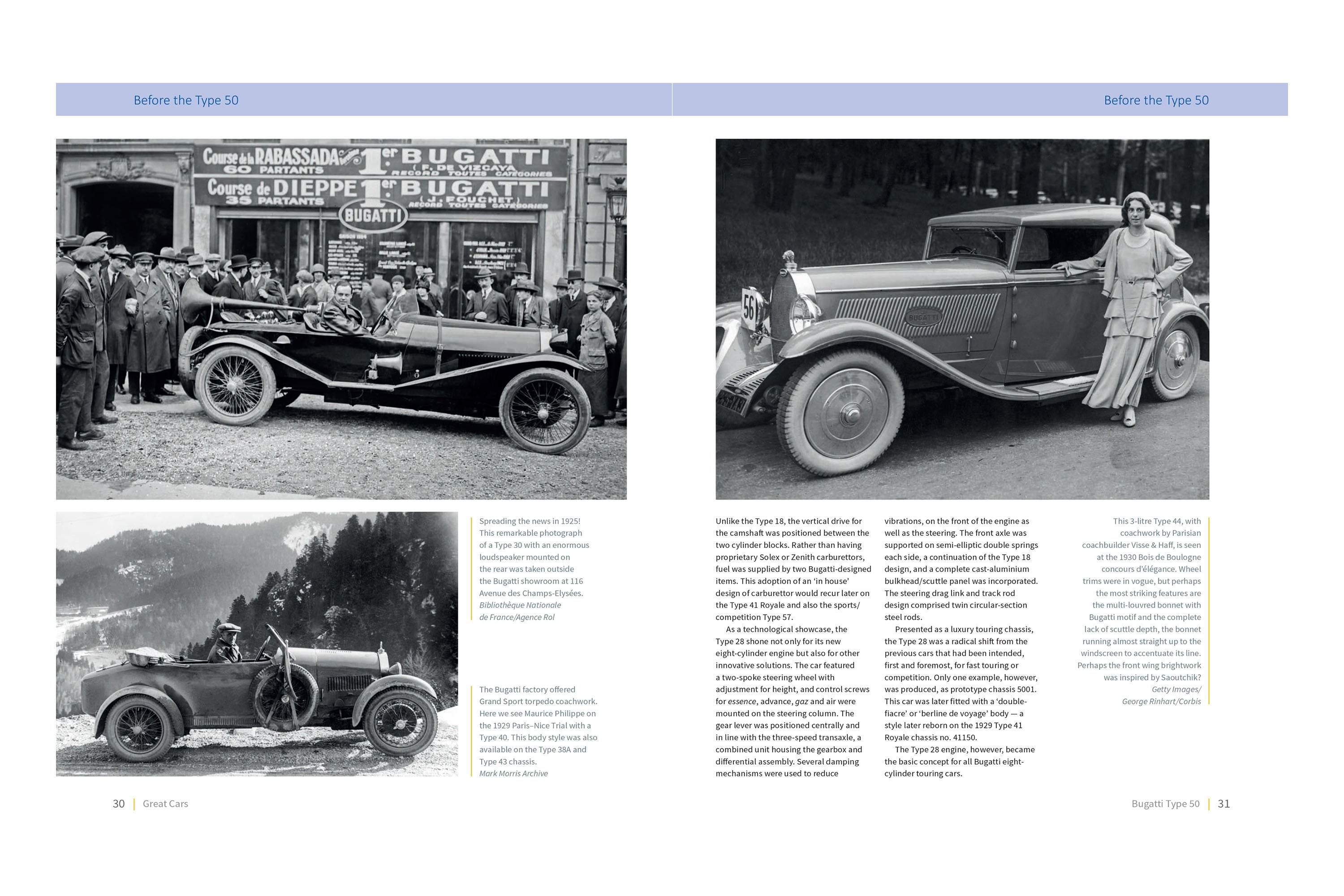 Bugatti Type 50 - The autobiography of Bugatti's first Le Mans car (Li –  Amalgam Collection