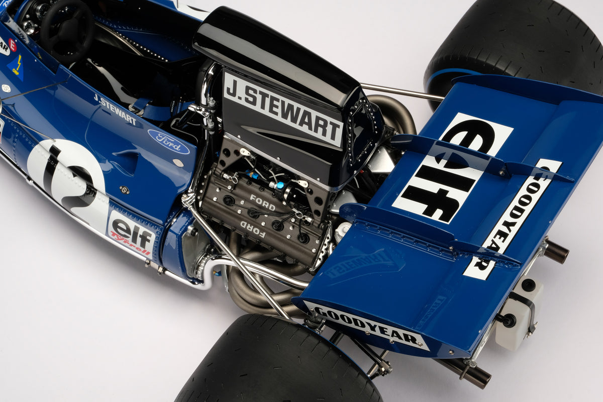 Tyrrell 003 - Sir Jackie Stewart at 1:8 scale by Amalgam Collection