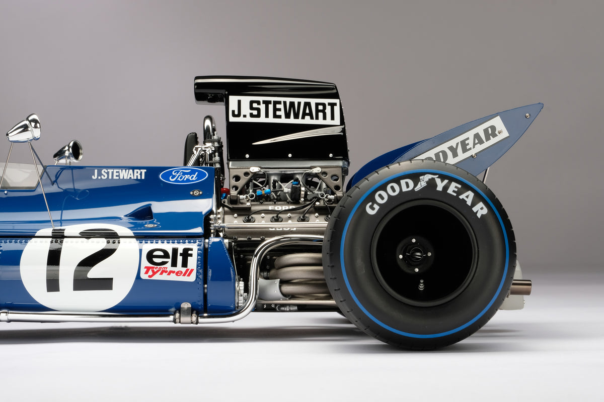 Tyrrell 003 - Sir Jackie Stewart at 1:8 scale by Amalgam Collection