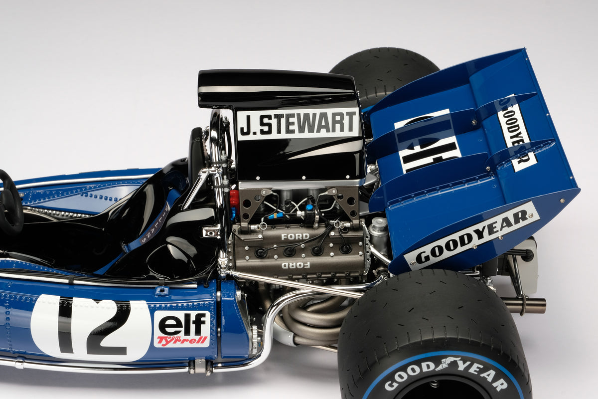 Tyrrell 003 - Sir Jackie Stewart at 1:8 scale by Amalgam Collection