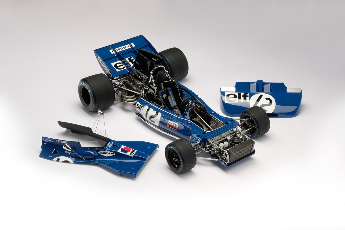 Tyrrell 003 - Sir Jackie Stewart at 1:8 scale by Amalgam Collection