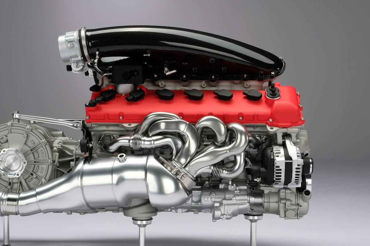 Ferrari Daytona SP3 Engine and Gearbox replica model at 1:4 scale by Amalgam Collection