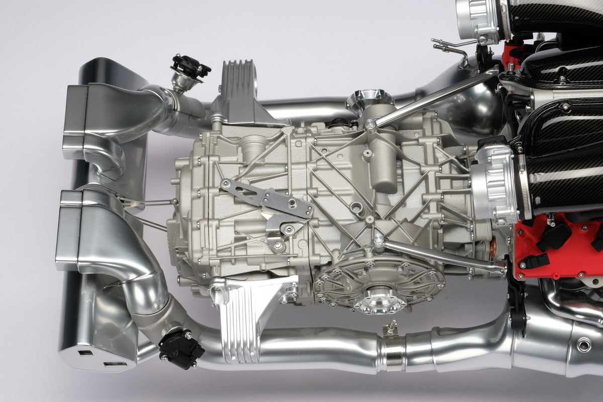 Ferrari Daytona SP3 Engine and Gearbox replica model at 1:4 scale by Amalgam Collection