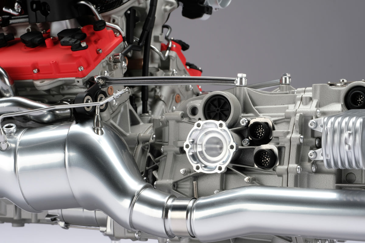 Ferrari Daytona SP3 Engine and Gearbox replica model at 1:4 scale by Amalgam Collection