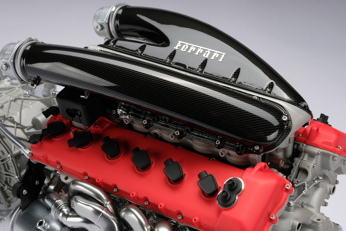Ferrari Daytona SP3 Engine and Gearbox replica model at 1:4 scale by Amalgam Collection