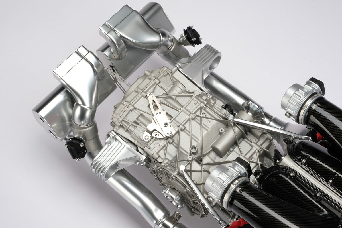 Ferrari Daytona SP3 Engine and Gearbox replica model at 1:4 scale by Amalgam Collection