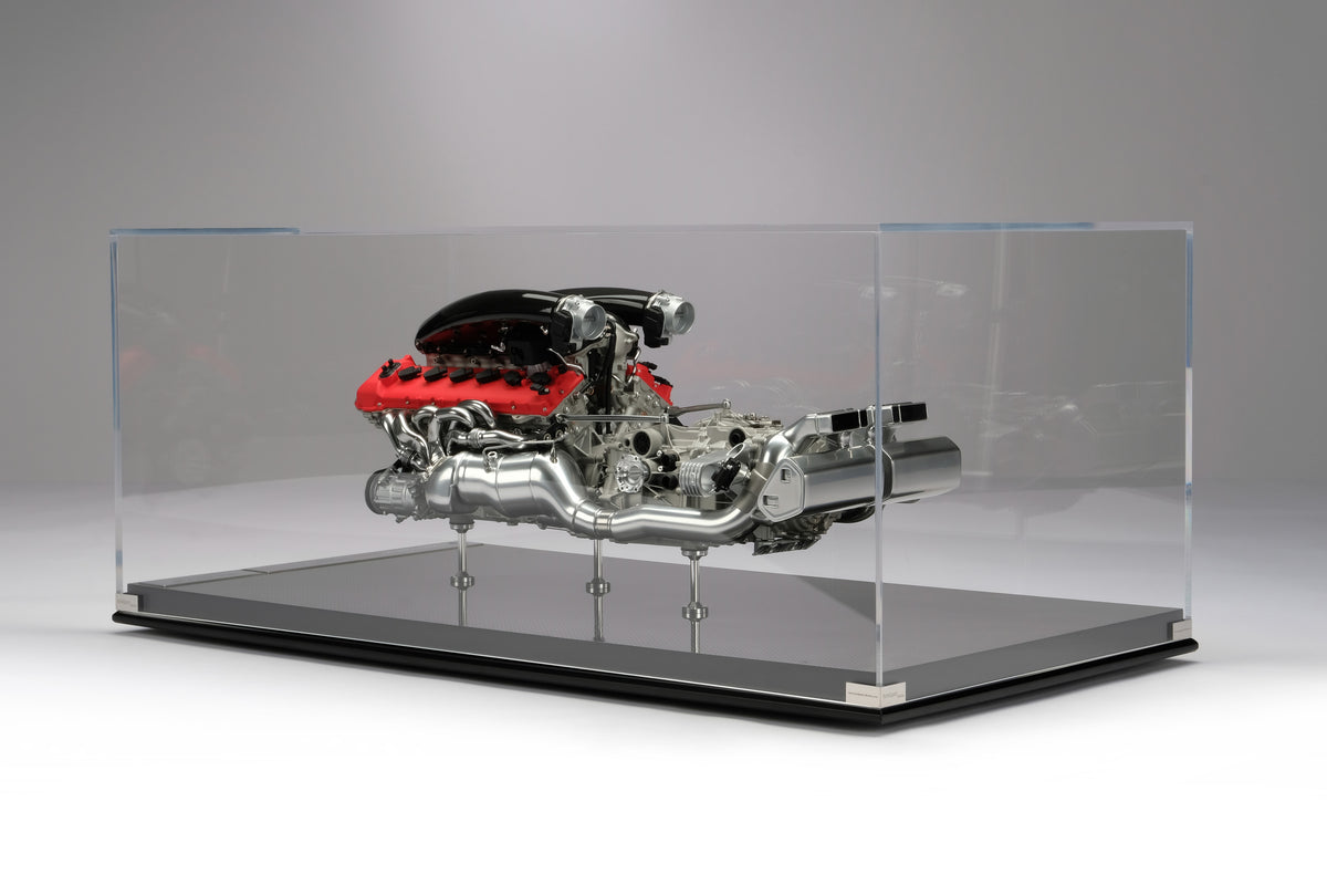 Ferrari Daytona SP3 Engine and Gearbox replica model at 1:4 scale by Amalgam Collection