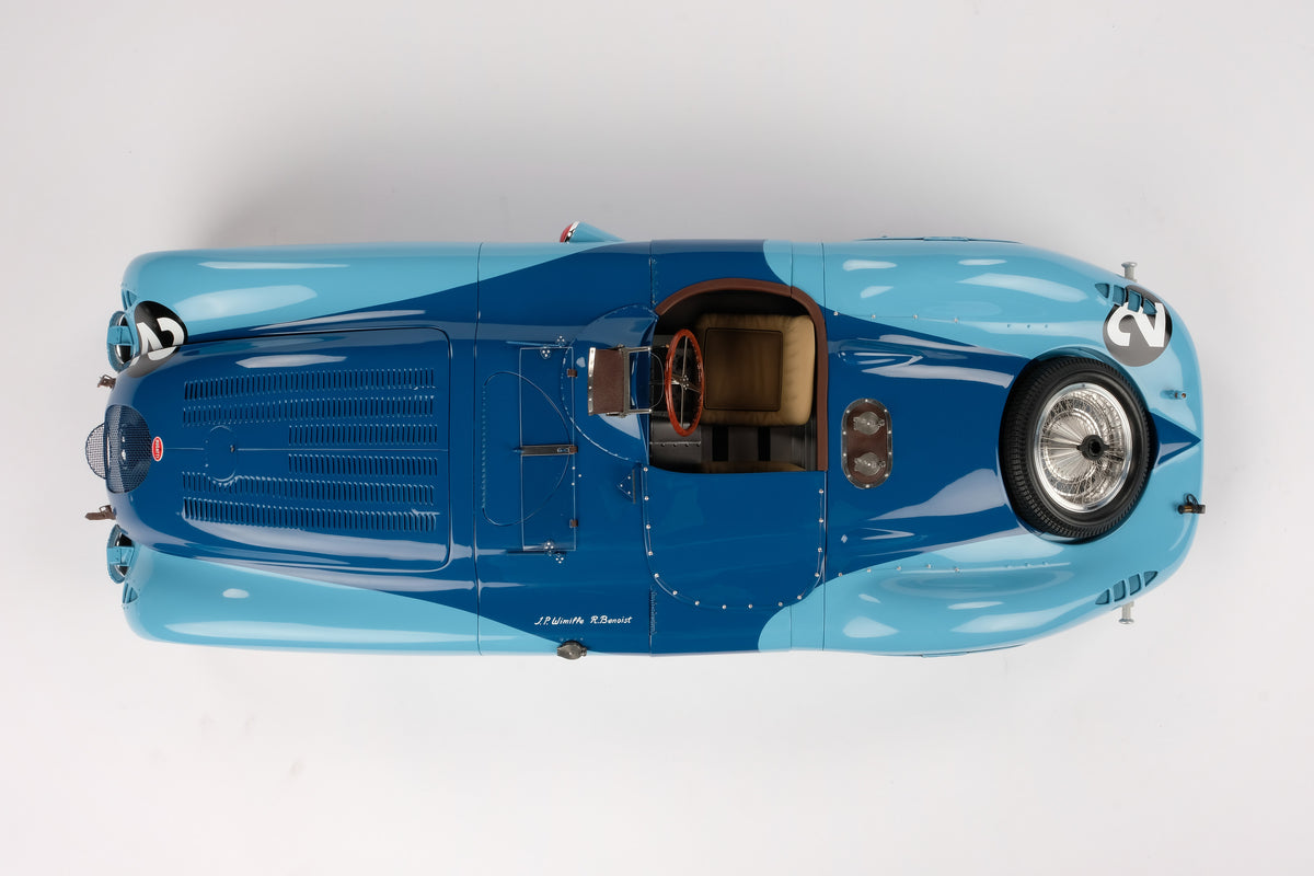 BUGATTI Type 57G "Tank" - 1937 Le Mans Winner - 1:8 scale