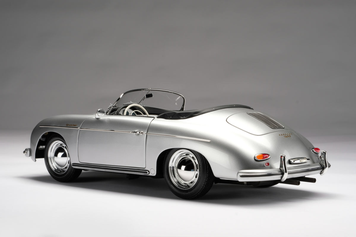Porsche 356 A Speedster (1955) - Argent métallisé - Échelle 1:8