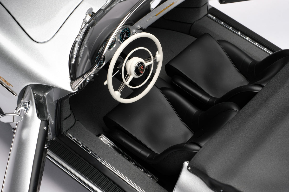 Porsche 356 A Speedster (1955) - Argent métallisé - Échelle 1:8