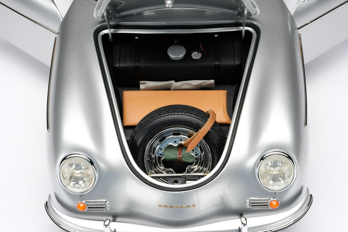 Porsche 356 A Speedster (1955) - Argent métallisé - Échelle 1:8