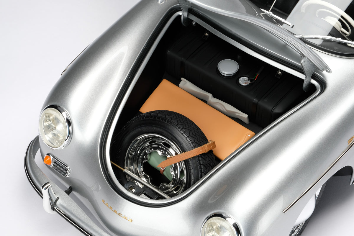 Porsche 356 A Speedster (1955) - Argent métallisé - Échelle 1:8