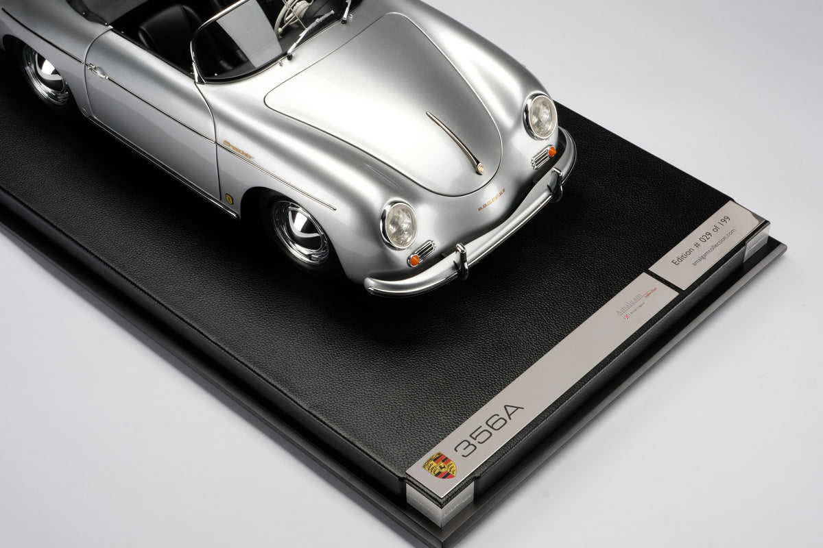 Porsche 356 A Speedster (1955) - Argent métallisé - Échelle 1:8