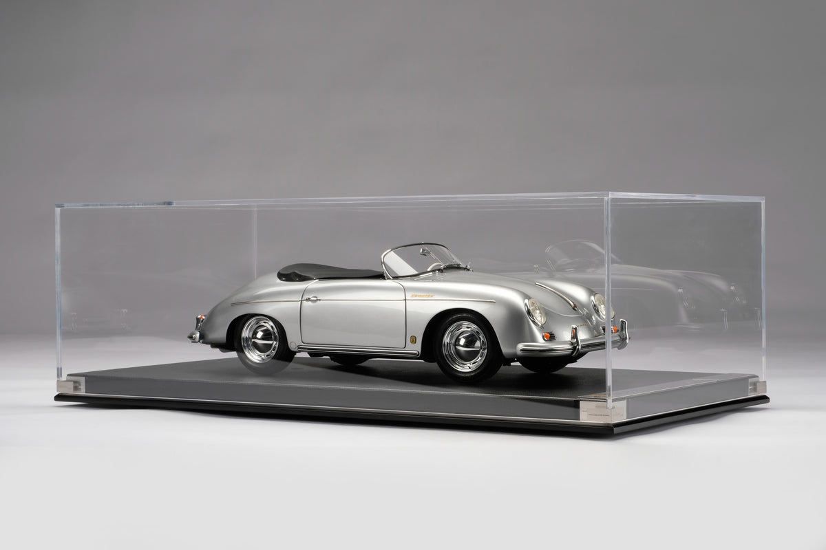 Porsche 356 A Speedster (1955) - Argent métallisé - Échelle 1:8
