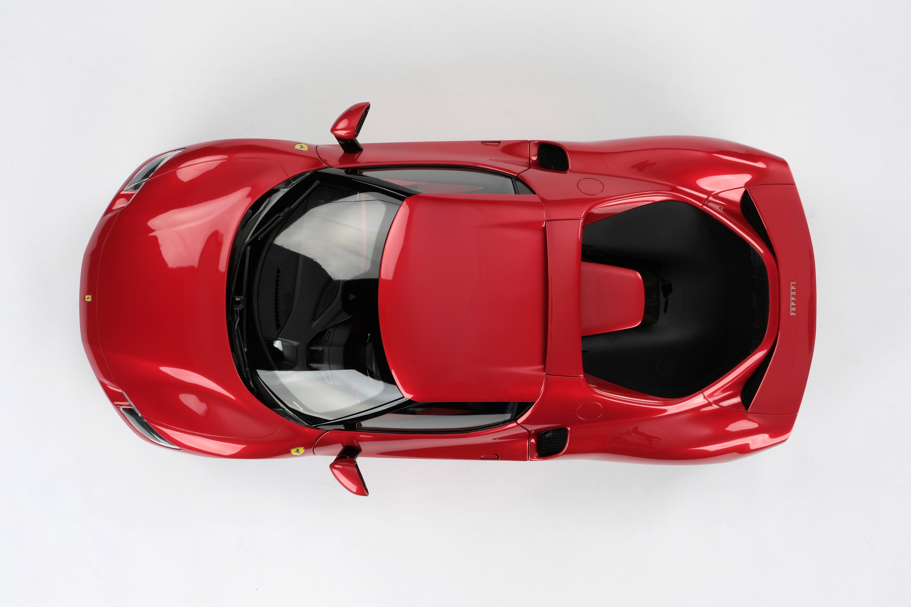 Autoabdeckung passend für Ferrari 296 GTB für Innen Rot NEU