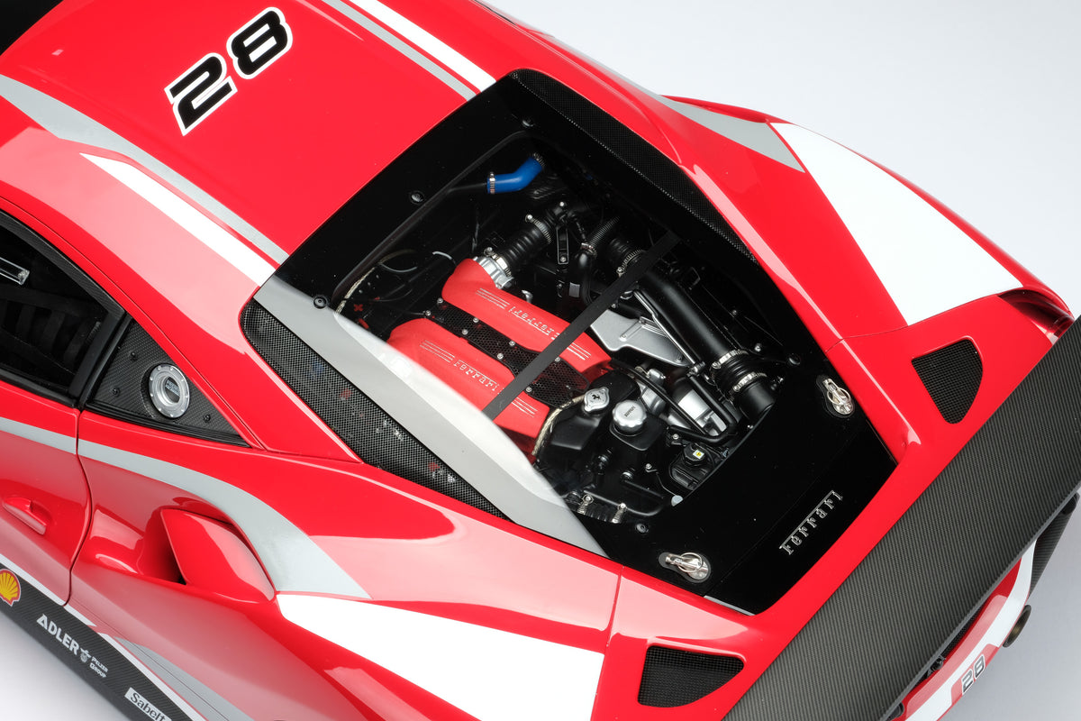 Ferrari 488 Challenge Evo - Spezifikationen zur Markteinführung 2019 - Maßstab 1:8